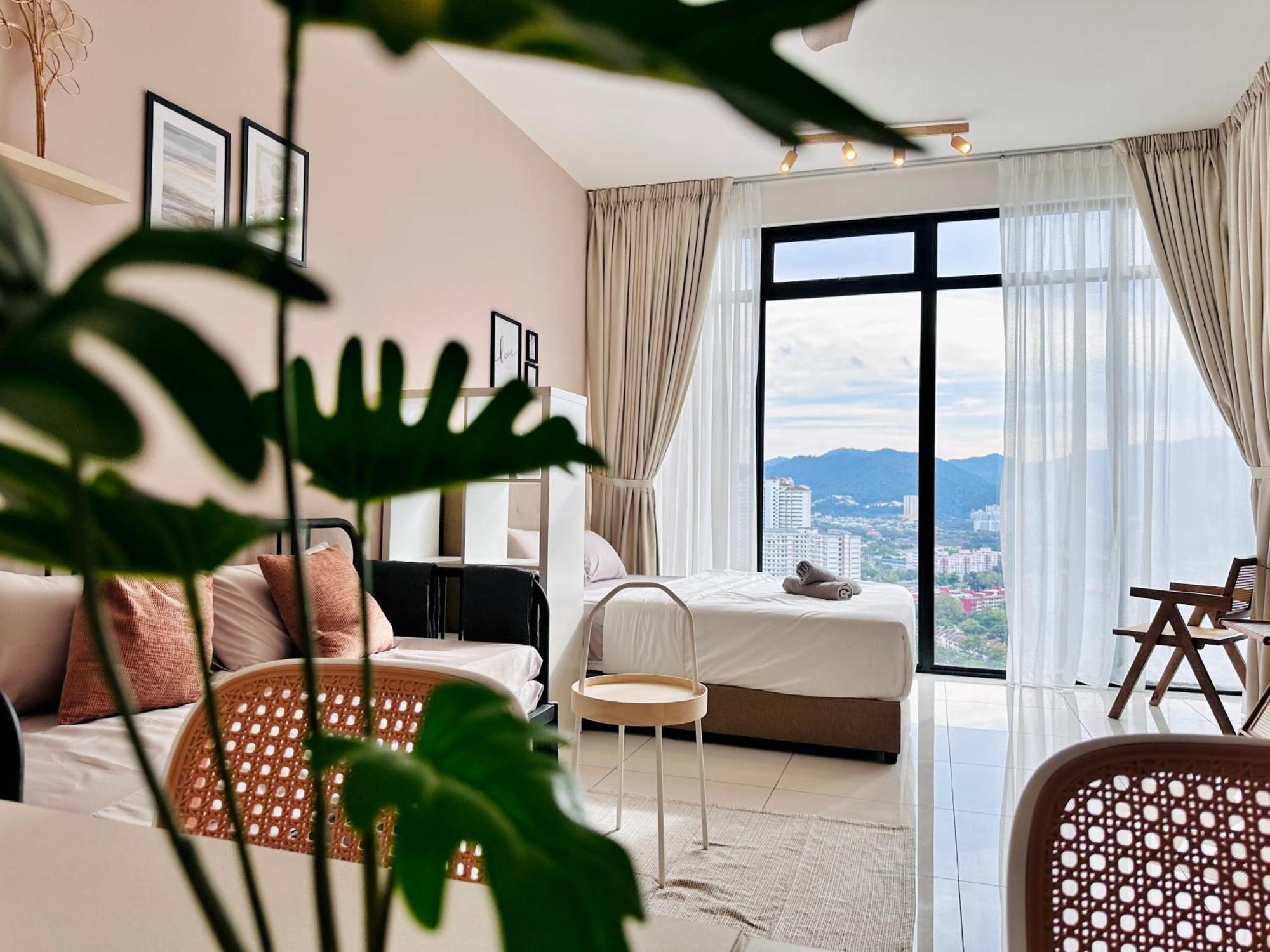 New 2Br Georgetown Warm And Lovely Homestay 10Pax-无敌美景两房民宿 Beacon Executive Suite Extérieur photo