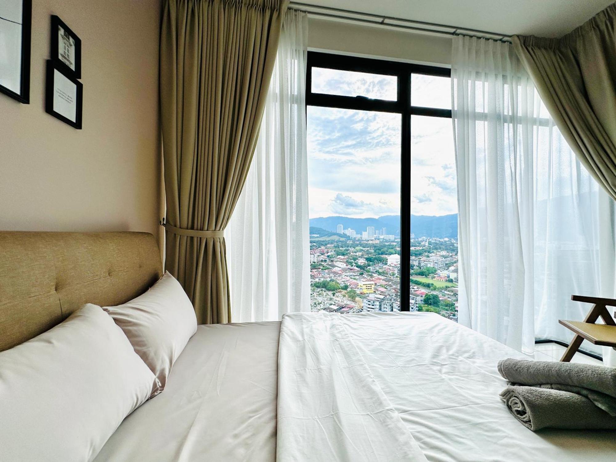 New 2Br Georgetown Warm And Lovely Homestay 10Pax-无敌美景两房民宿 Beacon Executive Suite Extérieur photo