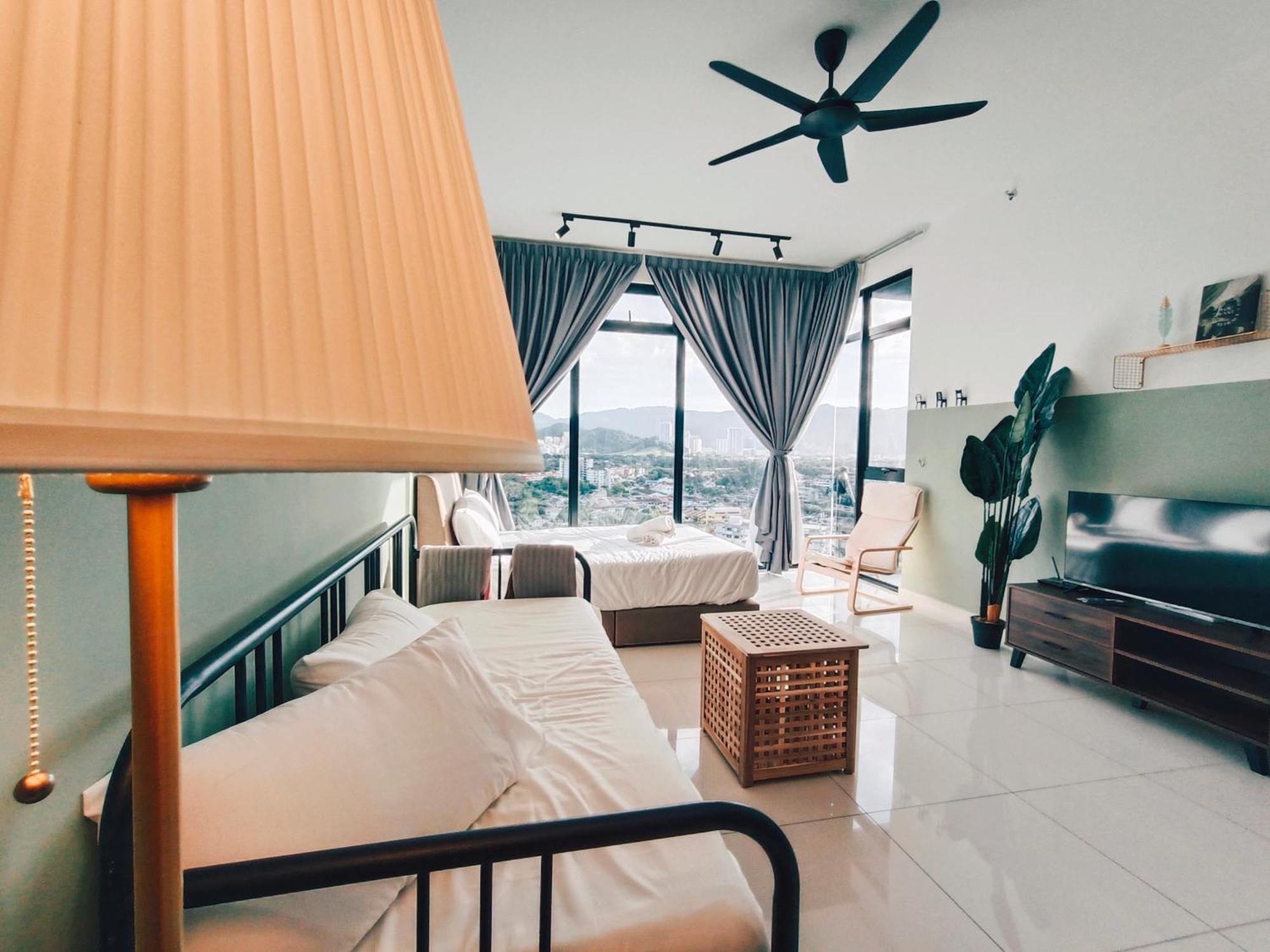 New 2Br Georgetown Warm And Lovely Homestay 10Pax-无敌美景两房民宿 Beacon Executive Suite Extérieur photo