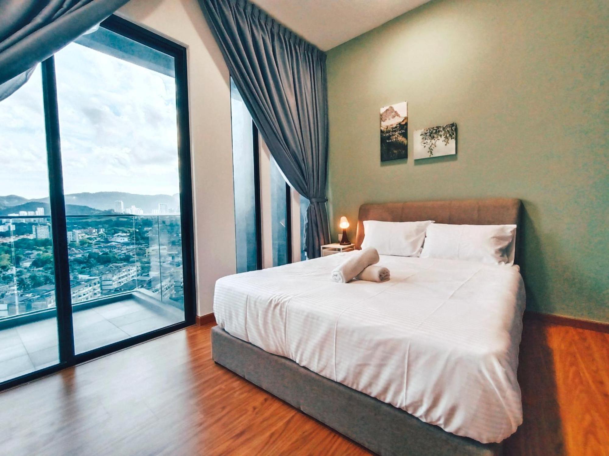 New 2Br Georgetown Warm And Lovely Homestay 10Pax-无敌美景两房民宿 Beacon Executive Suite Extérieur photo