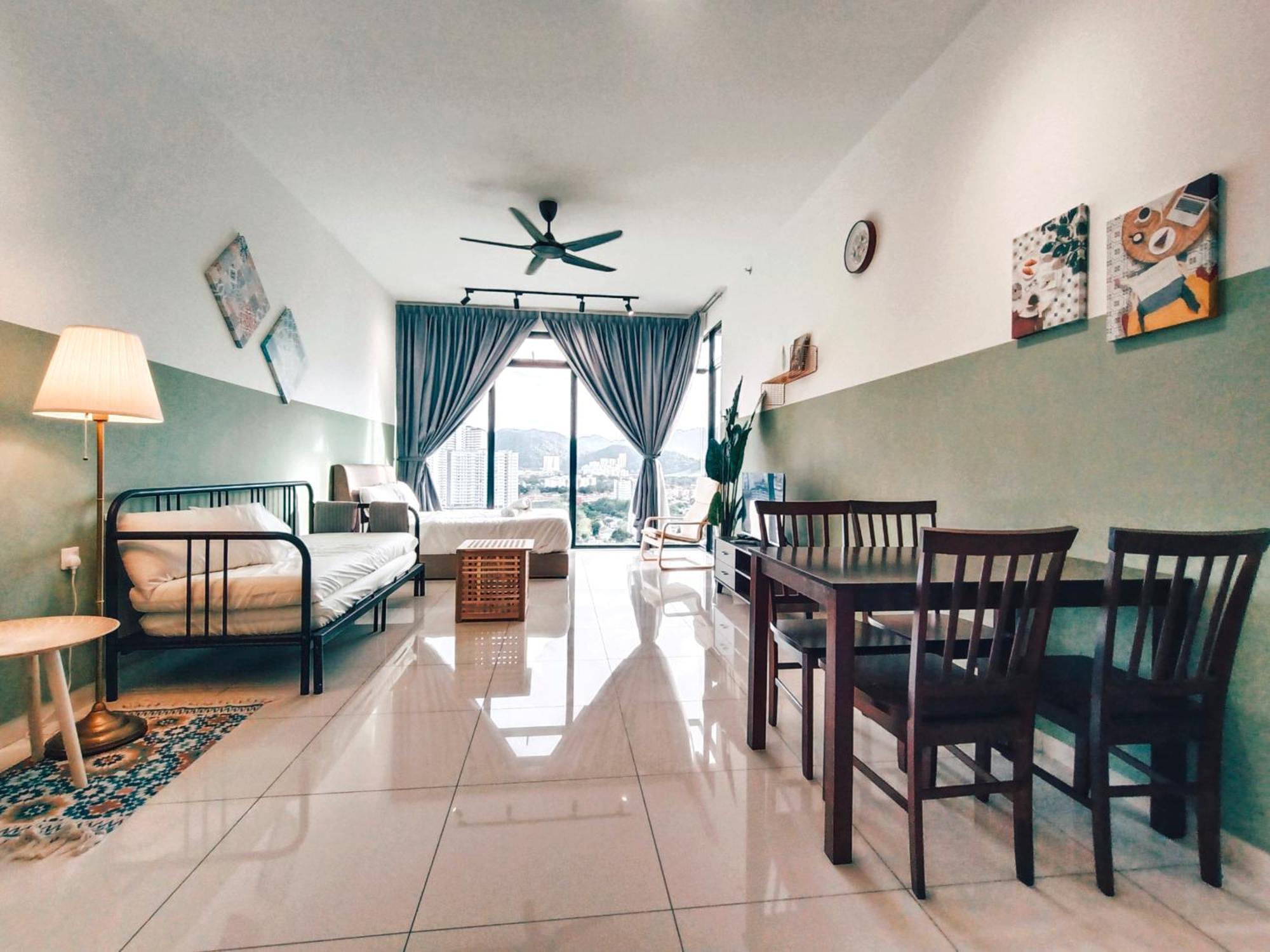 New 2Br Georgetown Warm And Lovely Homestay 10Pax-无敌美景两房民宿 Beacon Executive Suite Extérieur photo