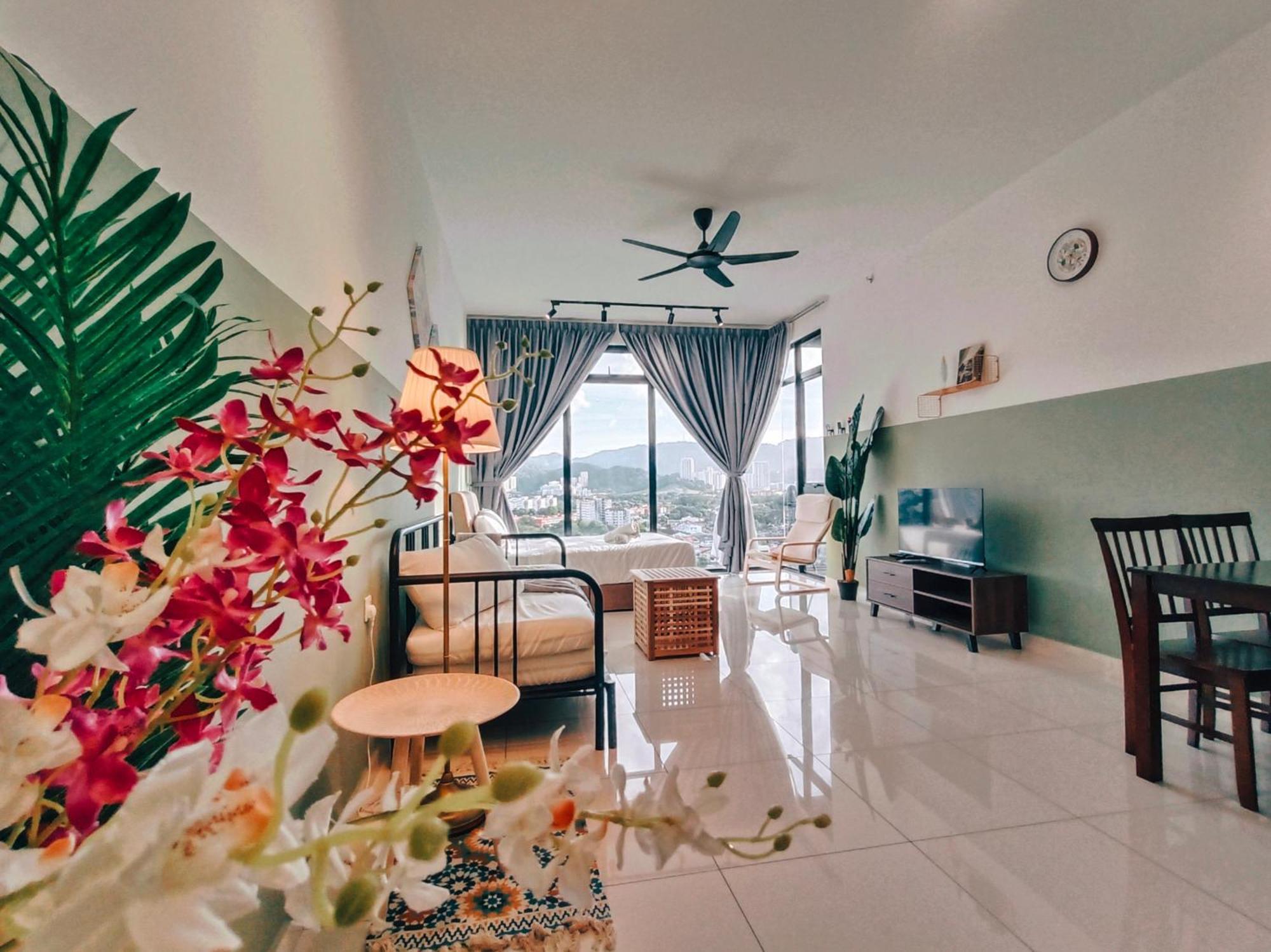 New 2Br Georgetown Warm And Lovely Homestay 10Pax-无敌美景两房民宿 Beacon Executive Suite Extérieur photo