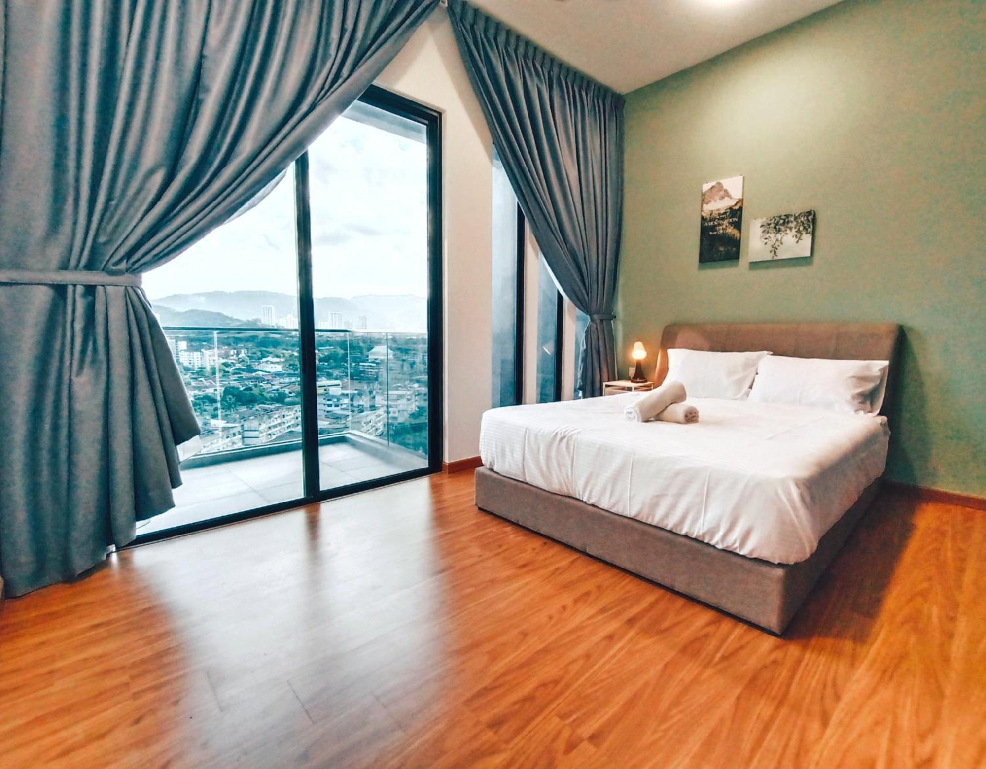 New 2Br Georgetown Warm And Lovely Homestay 10Pax-无敌美景两房民宿 Beacon Executive Suite Extérieur photo