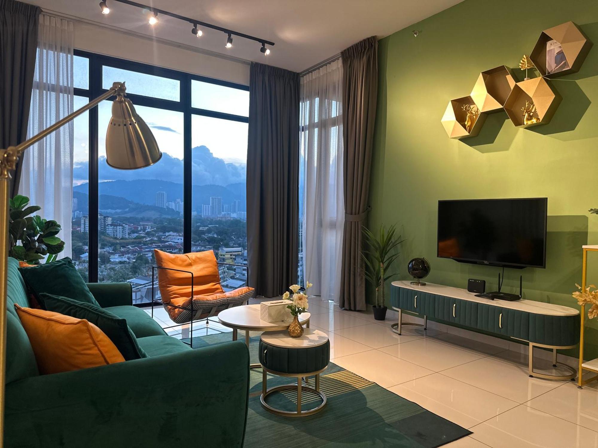 New 2Br Georgetown Warm And Lovely Homestay 10Pax-无敌美景两房民宿 Beacon Executive Suite Extérieur photo