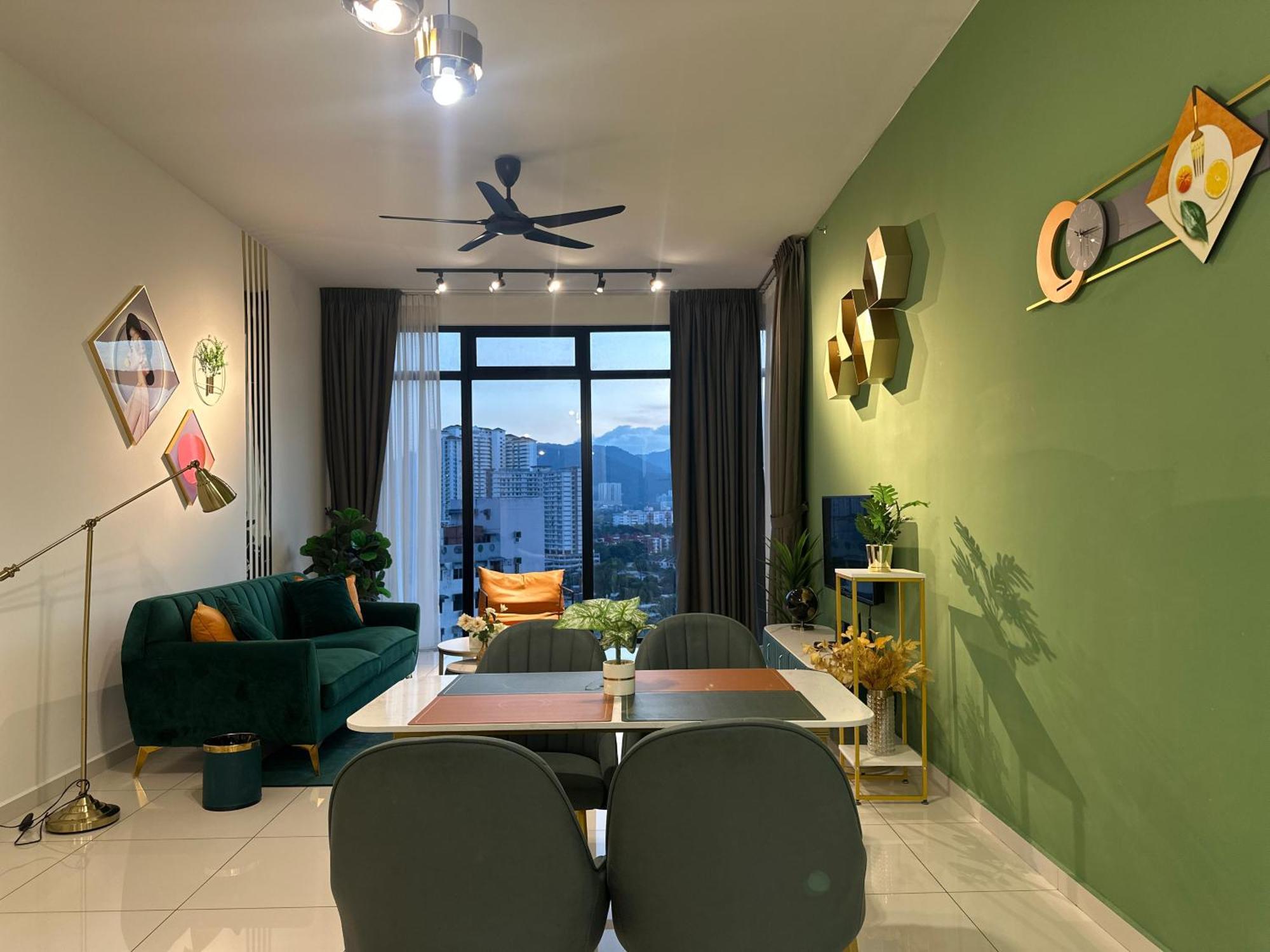 New 2Br Georgetown Warm And Lovely Homestay 10Pax-无敌美景两房民宿 Beacon Executive Suite Extérieur photo
